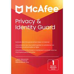 MCAFEE Privacy & Identity Guard (Licence annuelle, 1x, 12 Mois, Allemand, Italien, Français)