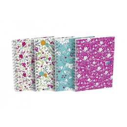 OXFORD Notizbuch ForMe Floral (A6, Kariert)