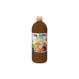 CARIOCA Peinture à la tempera (1000 ml, Brun)