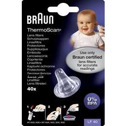 BRAUN Cappucci protettivi ThermoScan Instant LF40 (40 pezzo)