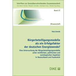 Bürgerbeteiligungsmodelle als ein Erfolgsfaktor der deutschen Energiewende?