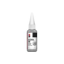 MARABU Alkoholtinte Metallic Silver (20 ml, Silber)