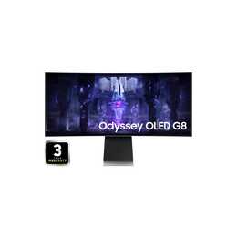 SAMSUNG Odyssey OLED G8 S34BG850SU (34", 3440 x 1440, Argento)