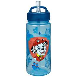 SCOOLI Bottiglia per bambini Paw Patrol (0.5 l, Blu chiaro, Rosso)