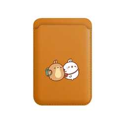 EG Porte-cartes magnétique MagSafe (iPhone 13, iPhone 12, Orange)