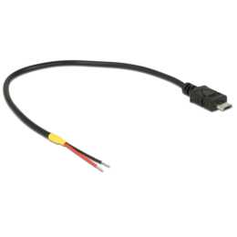 DELOCK Câble de connexion (Micro USB Typ B, sans , 0.2 m)