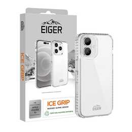 EIGER Backcover Ice Grip (iPhone 16, Transparent)