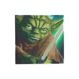 CRAFT BUDDY Crystal Art Yoda Arte del cristallo (Incollare)