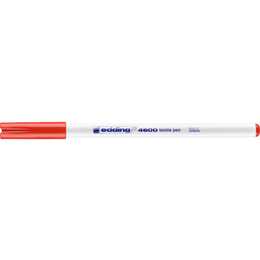 EDDING Textilmarker T-Shirt-Pen 4600 (Rot, 1 Stück)