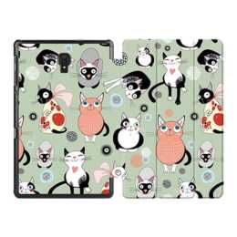 EG MTT Coque tablette pour Samsung Galaxy Tab A 10.5" - Cat Cartoon