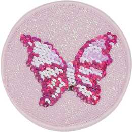 BECKMANN Application velcro Butterfly Sequins (Multicolore)