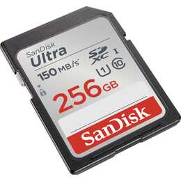 SANDISK SDXC Ultra  (Class 10, 256 GB, 150 MB/s)