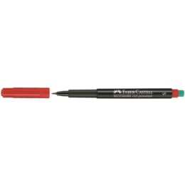 FABER-CASTELL Pennarello indelebile Multimark S (Rosso, 1 pezzo)