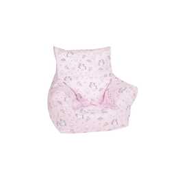 KNORRTOYS Coussin pouf  Rainbow Unicorn (Gris, Rose)