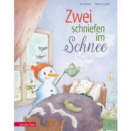 Zwei schniefen im Schnee