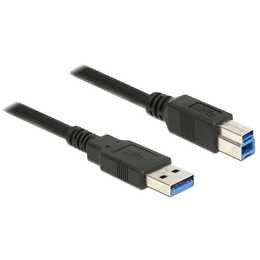 DELOCK USB-Kabel (USB Typ A, USB Typ B, 5 m)