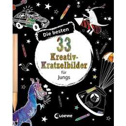 Die besten 33 Kreativ-Kratzelbilder für Jungs