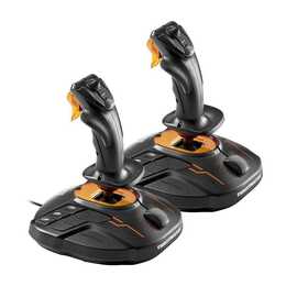 THRUSTMASTER T.16000M FCS SPACE SIM DUO Joystick (Arancione, Nero)