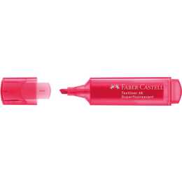 FABER-CASTELL Surligneur Textliner 46 (Rouge, 1 pièce)