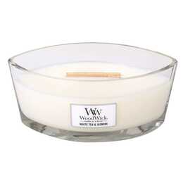 WOODWICK Candela profumata Ellipse White Tea & Jasmin