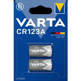 VARTA Batterie (CR123A, 2 pièce)