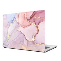 EG Coque rigide (Macbook Air 15" M2 2023, Marbre, Rose)