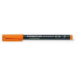 STAEDTLER Pennarello per lucidi Lumocolor 318 F (Arancione, 1 pezzo)