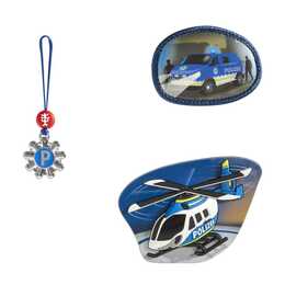 STEP BY STEP Magnetapplikation Magic Mags Helicopter Sam (Blau)