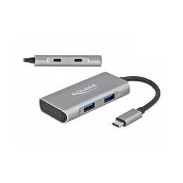 DELOCK 63260 (4 Ports, USB Typ-A, USB Typ-C)