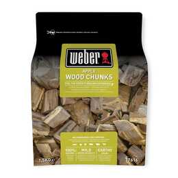 WEBER Copeaux de bois pour parfumer Apple Wood Chunks (Pommier, 1.5 kg)