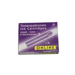 ONLINE Tintenpatrone (Violett, 6 Stück)