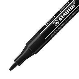 STABILO Pennarello acrilico FREE Acrylic  (Nero, 3 pezzo)