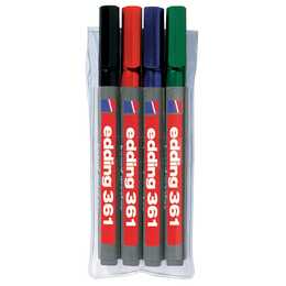 EDDING Whiteboard Marker 361 (Mehrfarbig, 4 Stück)