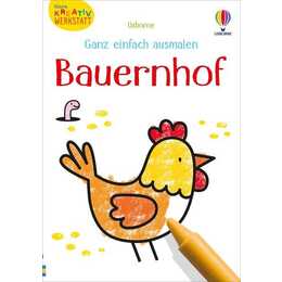 Ganz einfach ausmalen: Bauernhof