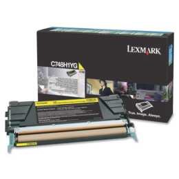 LEXMARK C748H1YG (Cartouche individuelle, Jaune)