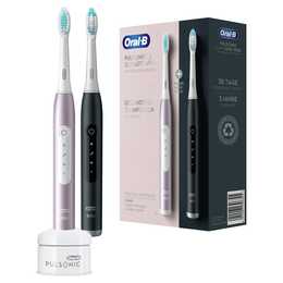 ORAL-B Pulsonic Slim Luxe 4900 Duo (Schwarz, Weiss, Rosa)