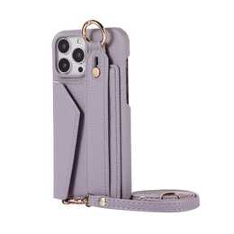 EG Backcover avec cordon (iPhone 16 Pro Max, Pourpre)