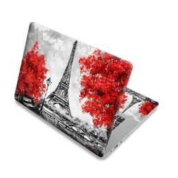 EG Adesivo di design (15", Torre Eiffel, Grigio)