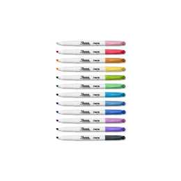 SHARPIE Pennarello indelebile S-Note Creative (Multicolore, 12 pezzo)