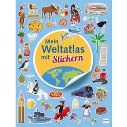 Mein Weltatlas mit Stickern