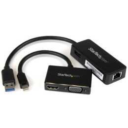 STARTECH.COM 3-in-1 Adaptateur vidéo (Mini DisplayPort, USB A)