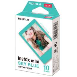 FUJIFILM Sky Blue Pellicola istantanea (Instax Mini, Blu)