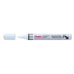 PENTEL Pennarello indelebile Paint (Bianco, 1 pezzo)