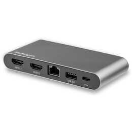 STARTECH.COM Dockingstation (2 x HDMI, USB, USB 3.0 Typ-C, USB 3.0 Typ-A, IDE, RJ-45 (LAN))