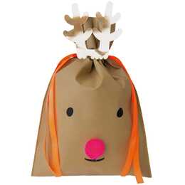 RICO DESIGN Sachet cadeau (Brun, Brun foncé, Orange, Noir, Pink, Renne)