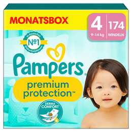 PAMPERS Premium Protection 4 (174 Stück)