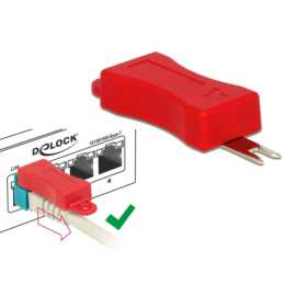 DELOCK Secure Clip pour câble patch (RJ-45)