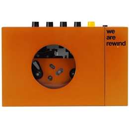 WE ARE REWIND Kassetten-Player Serge (Orange)