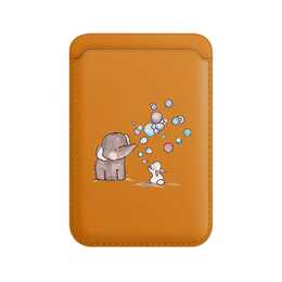 EG Porte-cartes magnétique MagSafe (iPhone 13, iPhone 12, Orange)