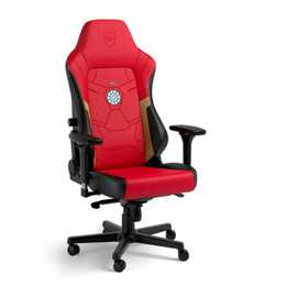 NOBLECHAIRS Gaming Stuhl Hero Iron Man Edition (Schwarz, Rot)